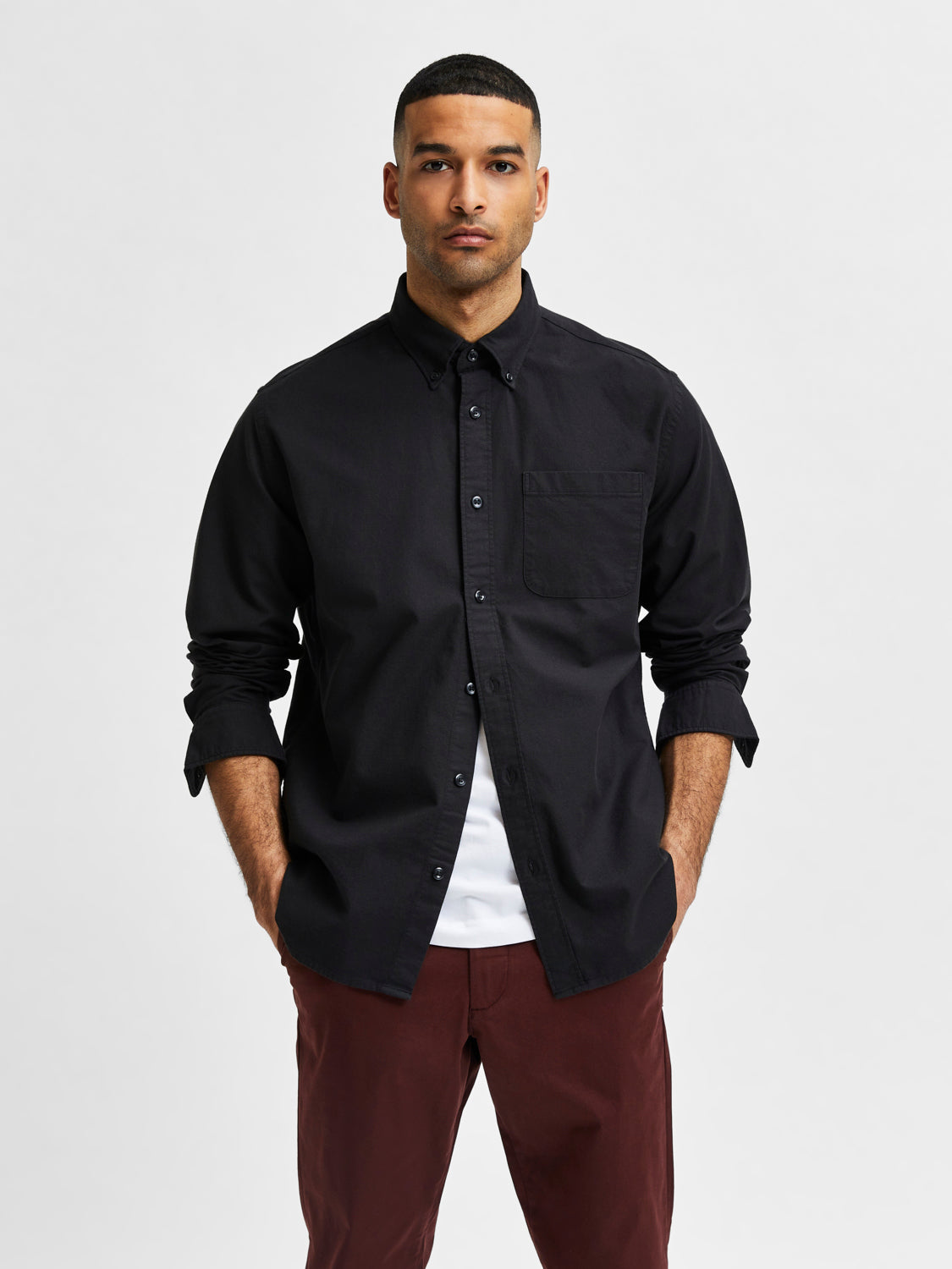 REG RICK-OX Shirts - Black